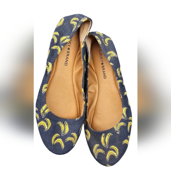 Lucky Brand Shoes - Lucky Brand GO BANANAS!!!! Dainty Low Profile Flats With Bananas